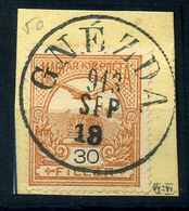 GNÉZDA Szép Egykörös Bélyegzés - Used Stamps