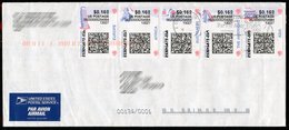 USA (2004) - WORLD LANDMARKS, Tower Of Pisa, Great Sphinx Giza, Opera Sydney House, Chichen Itza, Forbidden City - Cover - Unused Stamps