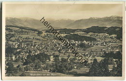 Wald (Zch.) Mit Den Alpen - Foto-Ansichtskarte - Verlag E. Ehrat-Peter Papeterie Wald - Militärsache Stempel Feldpost - Wald