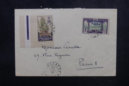 GABON - Affranchissement Plaisant De Lambarene Sur Enveloppe Pour Paris En 1935 - L 52117 - Lettres & Documents