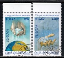 Vatican 2001 Mi# 1372-1373 Used - Europa - Gebraucht