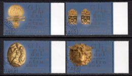 Vatican 2001 Mi# 1386-1389 Used - Etruscan Museum Gold Objects - Gebraucht