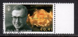 Vatican 2003 Mi# 1470 Used - Canonization Of Josemaria Escriva De Balaguer - Usados