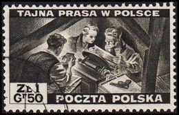 1943. 2WW. London. 1.50 Z TAJNA PRASA W POLSCE. (Michel 375) - JF320497 - Londoner Regierung (Exil)