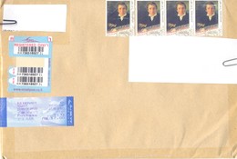 2019. Israel, The Letter Sent By Registered Air-mail Post To Moldova - Brieven En Documenten