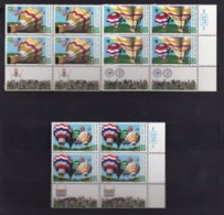 ISRAEL, 1994, Unused Stamp(s) Control Block, With Tabs, Hot Air Balloons, SG 1243-1245, Scannr. X1130 - Unused Stamps (without Tabs)