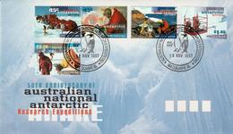 AAT - 1997 - Antartic Research Expeditions Set  On FDC - Macquarie Base Cancel - FDC