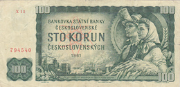 BILLET TCHECOSLOVAQUIE 100 Korun De 1961 - Agriculture Paysans - Prague @ PICK 91 B - Tschechoslowakei