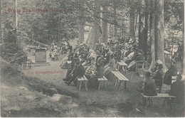 AK Kipsdorf Erzgebirge Ein Waldgottesdienst Messe Waldbühne Waldtheater A Schmiedeberg Schellerhau Bärenburg Altenberg - Kipsdorf