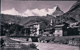 Zermatt VS, Pont Sur La Viège (3902) - Viège