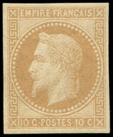 ** EMPIRE LAURE - R28a 10c. Bistre, ROTHSCHILD, TB - 1863-1870 Napoléon III Con Laureles