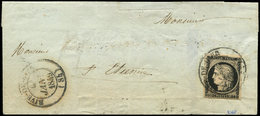 Let OBLITERATIONS PAR DEPARTEMENTS - 84/LOIRE N°3 Obl. Càd T14 RIVE-DE-GIER 6 JANV 1849 Répété à Côté S. LSC, TB - 1849-1876: Periodo Classico