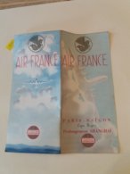 207 - CARTE AIR FRANCE - ITINERAIRE DUNLOP - PARIS-SAIGON - Prolongement SHANGAÏ - Ligne NOGUES - Maps/Atlas