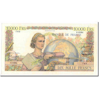 France, 10,000 Francs, Génie Français, 1955, 1955-03-03, TTB+, Fayette:50.73 - 10 000 F 1945-1956 ''Génie Français''