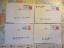 19 Enveloppes Neuves PAP Réponse Petit Format - PAP: Aufdrucke/Beaujard