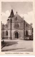 COURSON LES CARRIERES (89) - L'Eglise . - Courson-les-Carrières