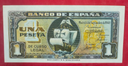 EDIFIL 442a.  1 PTA 4 DE SEPTIEMBRE  DE 1940 SERIE B. - 1-2 Peseten