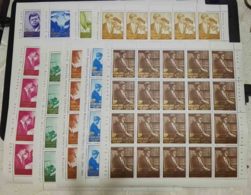 South Arabia Aden - Mahra State, John F. Kennedy 1967 Mi#16-24 A Mint Never Hinged Full Sheets Of 20 - Kennedy (John F.)