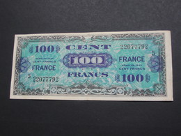 100 Francs - FRANCE - Série 5 - Billet Du Débarquement - Série De 1944    **** EN ACHAT IMMEDIAT ****. - 1945 Verso Francés