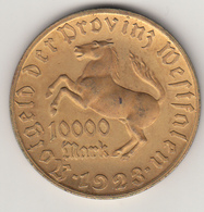 Weimar Republic, Notgeld Bronze 10.000 Mark 1923 - Sonstige & Ohne Zuordnung