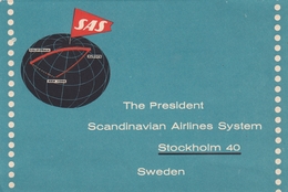 SAS Scandinavian Airlines Passenger Comments And Feedback Paper Form , Stationery - Stationery