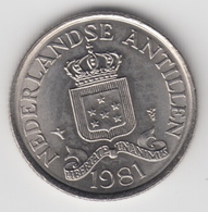 @Y@    Nederlandse Antillen   25  Cent  1981 ( 4692 ) - Antilles Néerlandaises