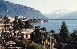 Montreux, Le Pavillon Des Sports Et Les Dents Du Midi (pk66597) - Port