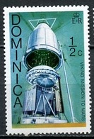 Espace 1976 - Dominique - Dominica - Caraïbes Y&T N°487 - Michel N°497 *** - 1/2c Sonde Viking - North  America