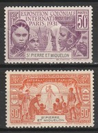 SAINT PIERRE ET MIQUELON 1931 YT N ° 133 Et 134 * - Unused Stamps