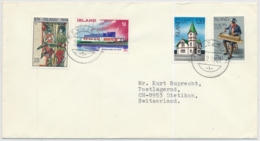 Island - In Die Schweiz Gelaufener Brief - Covers & Documents