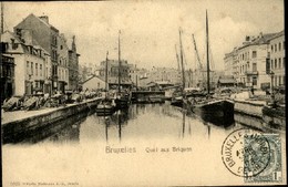 BRUXELLES : Quai Aux Briques - Hafenwesen