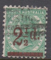 Australia South Australia SG 229 1891 2.5 D  On 4d Green, Used - Usati