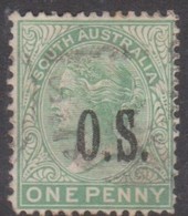 Australia South Australia SG O56 1891 1d Green O.S., Used - Usati
