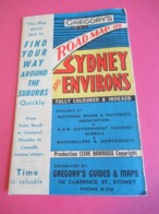 Carte Géographique/ Guide/AUSTRALIE/SYDNEY/ Sydney And Environs/ Gregory's Guides & Maps/ 1964   PGC295 - Autres & Non Classés