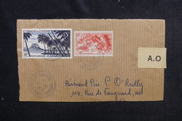 OCÉANIE - Oblitération Papeete Annexe N°1 Sur Fragment En 1958 - L 52559 - Storia Postale