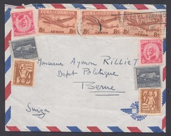 CUBA. CARTA ENVIADA A SUIZA. 1957 - Briefe U. Dokumente