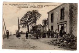 CPA Militaria Bretigny Sur Orge 91 Essonne Cantine De Cantonnement Section COA Cité Ouvrière La Fraternelle éd Allorge - Bretigny Sur Orge