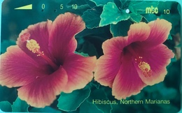 MICRONESIE  -  Carte " Tamura "  Hibiscus, Northern Marianas " -  Mtc 10 - Micronésie