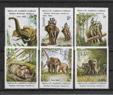 Thème Animaux - Eléphants - Laos - Neuf ** Sans Charnière - TB - Olifanten