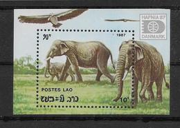Thème Animaux - Eléphants - Laos - Neuf ** Sans Charnière - TB - Olifanten