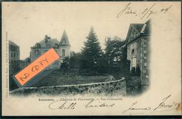 Ecommoy CPA 72 Sarthe Château De Fontenaille Vue D'ensemble Carte Pionnière 1904 Ed Imp Longuet Bouveret - Ecommoy