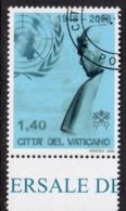 Vatican 2008 Mi# 1613 Used - Pope Benedict XVI / United Nations - Gebraucht