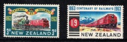 New Zealand 1963 Centenary Of Railways Set Of 2 MNH - See Notes - Ongebruikt