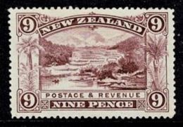New Zealand 1898 Pink Terrace, Rotomahana 9d Purple No Wmk P15  Mint No Gum  SG 256 - Nuovi