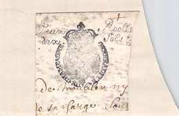 CACHET GENERALITE GENERALITE DE CHAMPAGNE SUR  10 SOLS Timbre Fiscal - Seals Of Generality