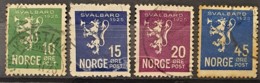 NORWAY 1925 - Canceled - Sc# 111-114 - Complete Set! - Used Stamps