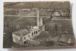 CPSM 82 - VERDUN Sur GARONNE - Château De La Reine Marguerite - La Tour - Vue Aérienne. - Verdun Sur Garonne