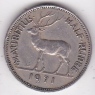 Ile Maurice 1/2 Rupee 1971  Elizabeth II. KM# 37 - Maurice