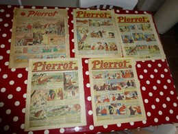 Pierrot, 1940 à 1951,  Lot De 5 Numéros   ; L06 - Tarzan