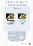FL+ Liechtenstein 2012 Mi 1628 / D Mi 2940 Pfälzer Hütte ETB - Lettres & Documents